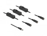 Delock Cable Dc 5,5 X 2,1 Mm Macho A 3 X Dc Hembra 1 M