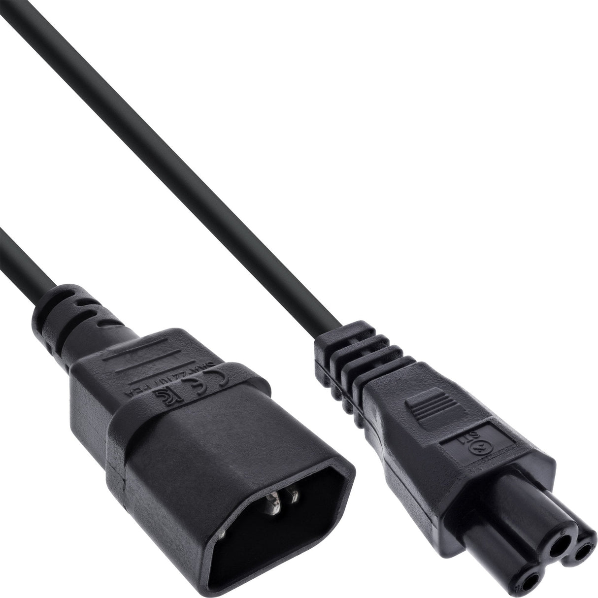 Inline® Power Cable, C14 Socket A C5 Connector, Negro, 2m