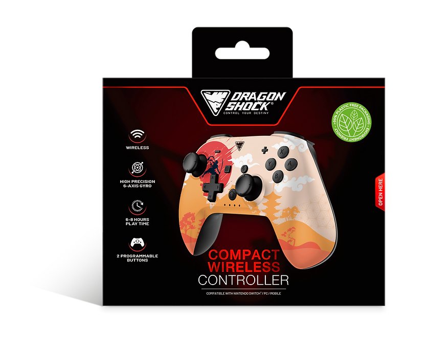 Mando Dragonshock Poptop Interruptor Inalámbrico De Sol Naciente