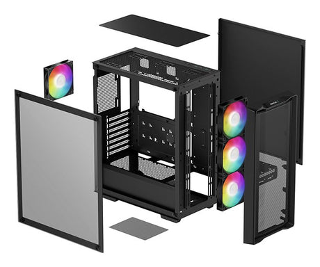 EAN 6933412774181 - DeepCool CC560 MESH V2 Midi Tower Negro imagen 11