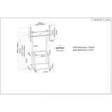 EAN 0766623461665 - Manhattan 461665 soporte para monitor 2,54 m (100") Piso Negro imagen 6