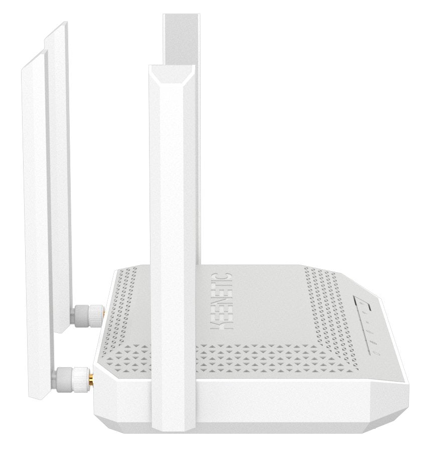 Router  Keenetic Hero 4g+ (Kn-2312)  Inalámbrico Gigabit Ethernet Doble Banda (2,4 Ghz / 5 Ghz) Gris, Blanco