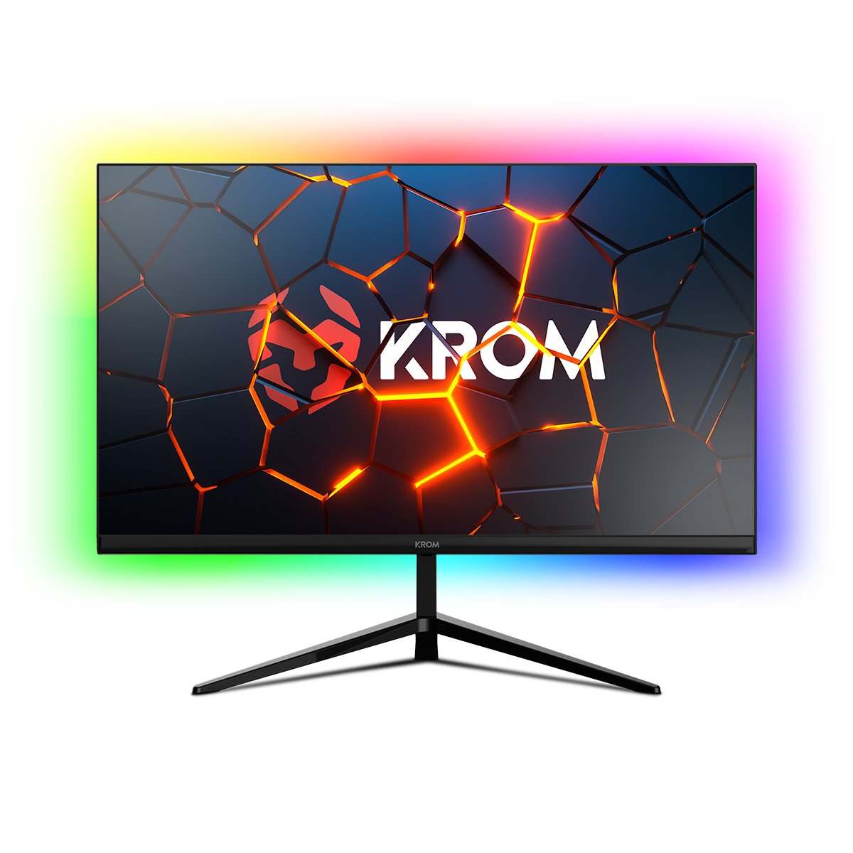 Krom Kertz 60,5 Cm (23.8") 1920 X 1080 Pixeles Full Hd Led Negro