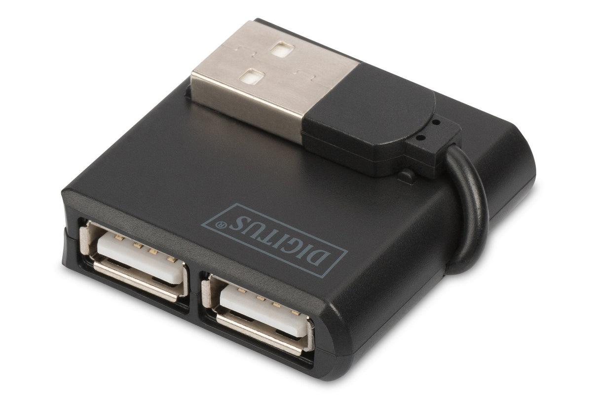 Digitus Hub 4 Puertos Usb 2.0 Negro  Da-70217