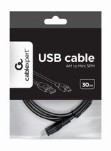 EAN 8716309060738 - Gembird 0.3m USB 2.0 A/mini-USB M cable USB 0,3 m USB A Micro-USB A Gris imagen 2