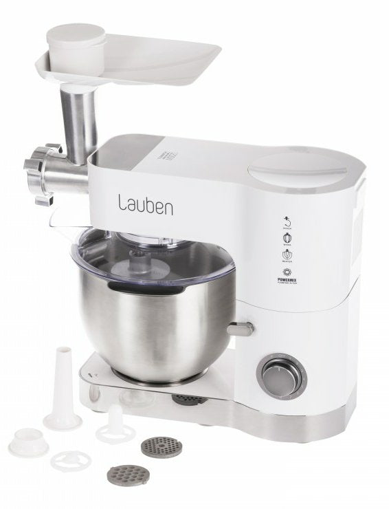 Robot  Lauben Lbnkm1200wt De Cocina 1200 W 5,5 L Acero Inoxidable, Blanco