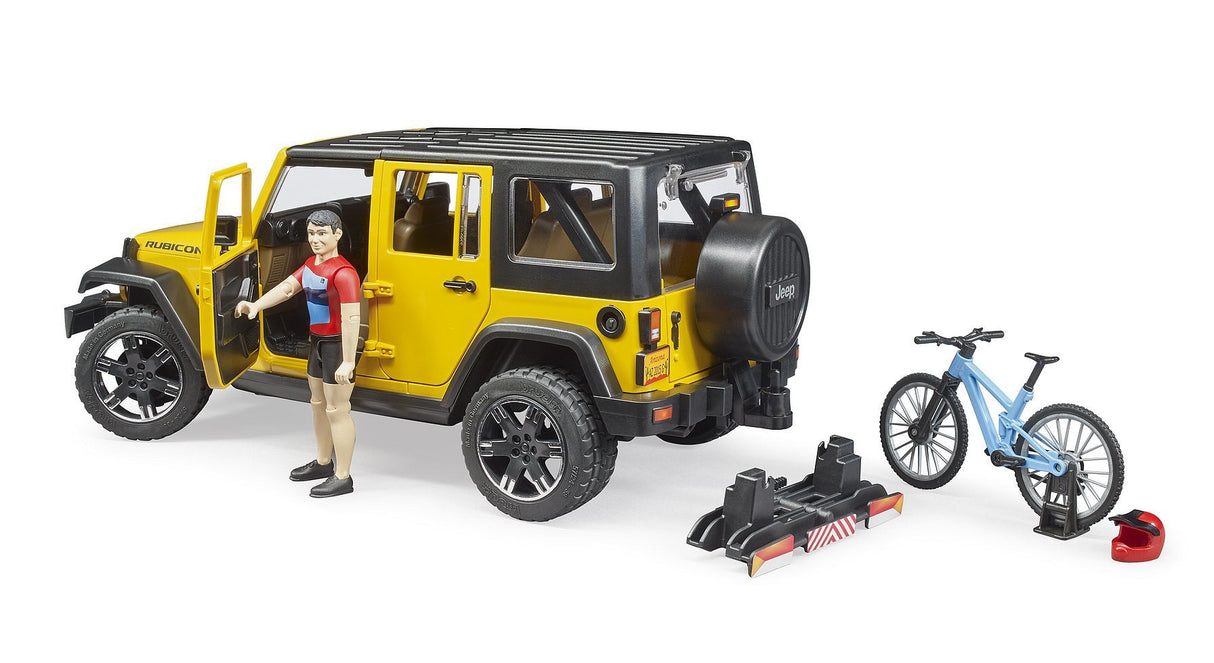 Bruder 02543, Automóvil De Construcción Amarillo/Negro