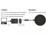 Delock 65873 Micrófono De Superficie Para Mesa Negro