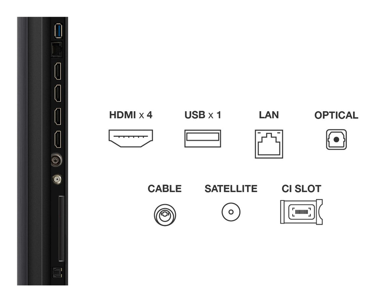 Televisor Tcl Qled-Mini Led 65c6k 65' Ultra Hd 4k Smart Tv Wifi