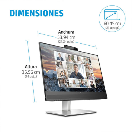 EAN 5715063337684 - HP E24m G4 FHD USB-C Conferencing Monitor pantalla para PC 60,5 cm (23.8") 1920 x 1080 Pixeles Full HD LC imagen 10