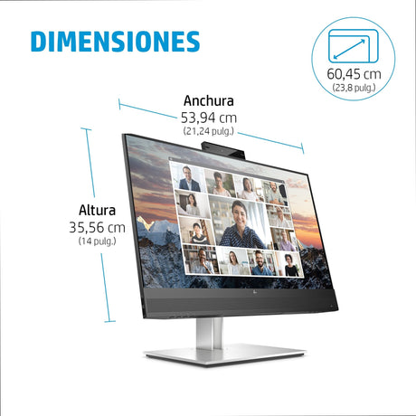 EAN 5715063337721 - HP E24m G4 FHD USB-C Conferencing Monitor pantalla para PC 60,5 cm (23.8") 1920 x 1080 Pixeles Full HD LC imagen 6