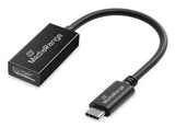 EAN 4260664877844 - MediaRange MRCS235 adaptador de cable de vídeo 0,2 m USB Tipo C DisplayPort Negro imagen 1