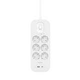 EAN 0745883855582 - Belkin Connect Blanco 6 salidas AC 2 m imagen 2