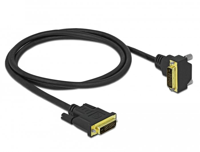Delock Dvi Cable 24+1 Macho A 24+1 Macho Angular 1 M