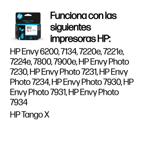 EAN 5715063081525 - HP 303 Tri-color Original Ink Cartridge cartucho de tinta 1 pieza(s) Estándar Cian, Magenta, Amarillo imagen 2
