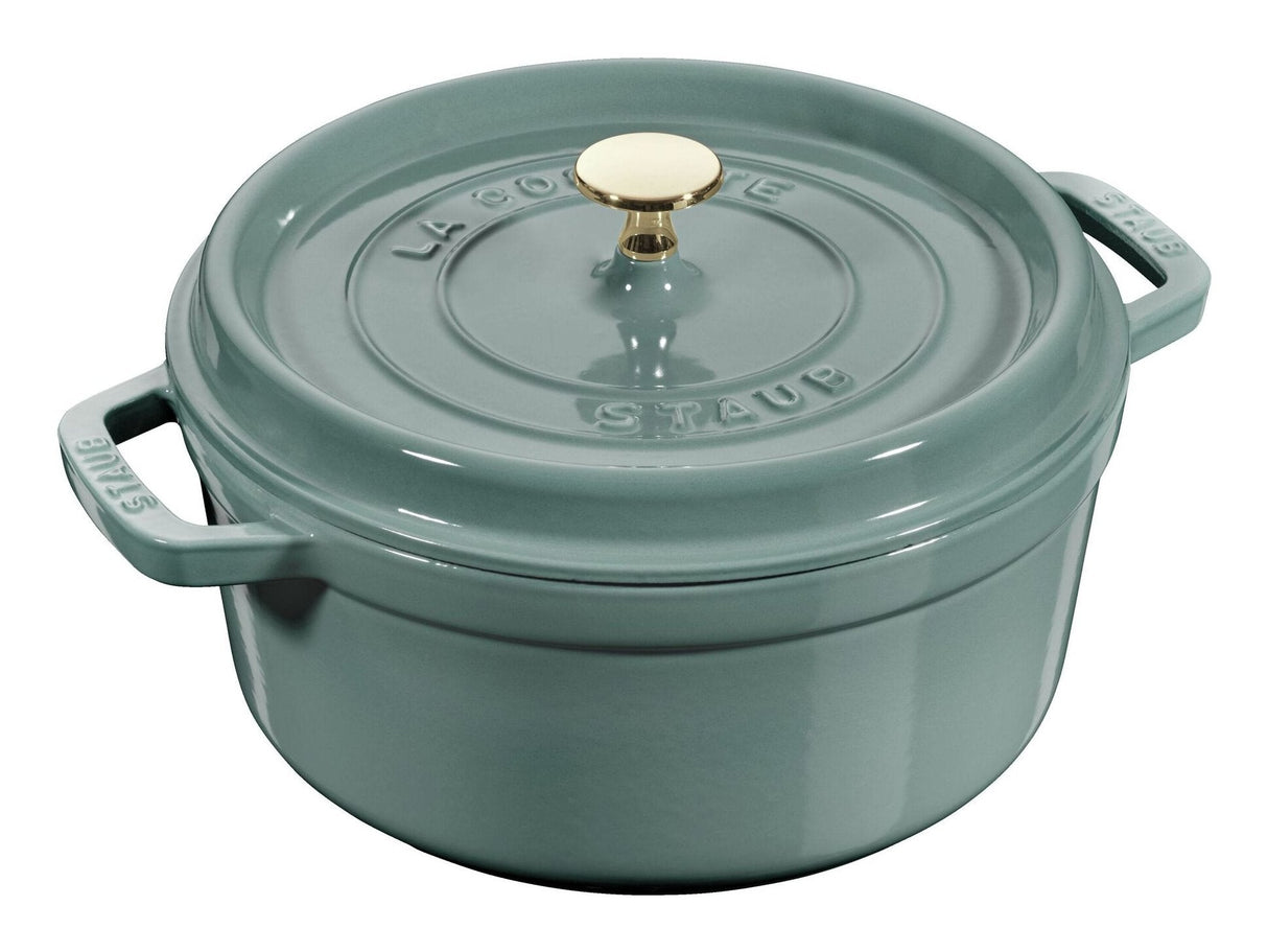Staub La Cocotte 24cm Round, Eukalyptus, Cast Iron
