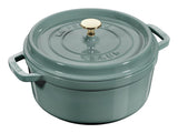 Staub La Cocotte 24cm Round, Eukalyptus, Cast Iron