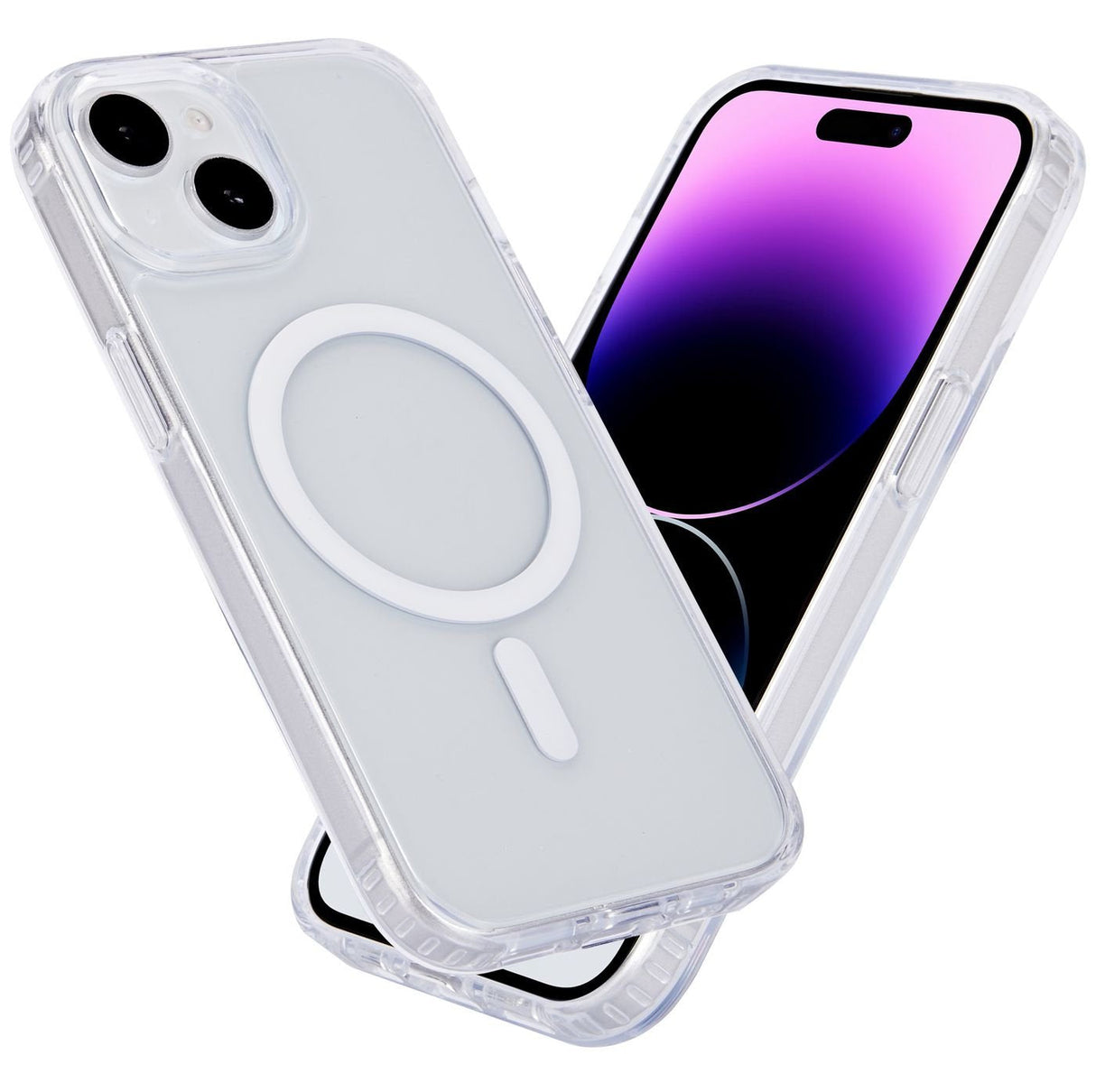 Berlin Iphone 15 Hybrid Case - For Magsafe Charging Clear - Acrylic And Tpu