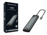 Conceptronic Adapter-Hub Usb-C->Hdmi/Usb-C/3.0/Sd/Tf/Rj45 Gr