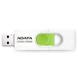 Pendrive Adata Uv320 256 Gb, Usb Blanco/Verde, Usb-A 3.2 Gen 1