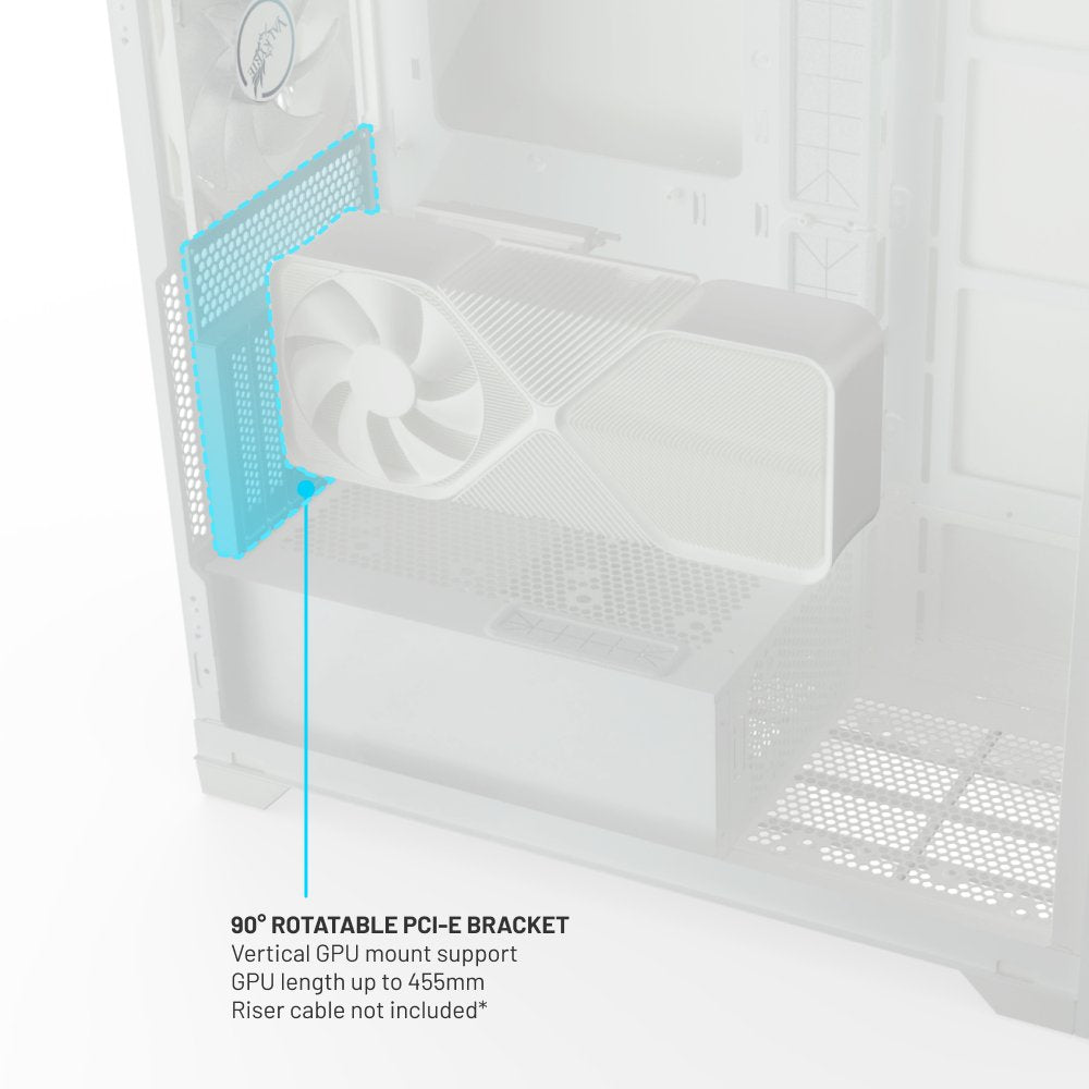 EAN 5298003821028 - Valkyrie VK02 LCD White Midi Tower Blanco imagen 8