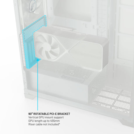 EAN 5298003821028 - Valkyrie VK02 LCD White Midi Tower Blanco imagen 7