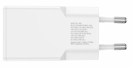 EAN 4252011909001 - 4smarts 541122 cargador de dispositivo móvil Smartphone, Tableta Blanco Corriente alterna Carga rápida In imagen 3