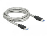 Delock Usb 5 Gbps Cable Typ-A Stecker Zu Typ-A Stecker Mit Metallmantel 2 M