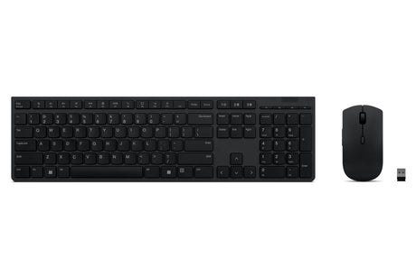 EAN 0195892062448 - Lenovo 4X31K03931 teclado Ratón incluido RF Wireless + Bluetooth Inglés de EE. UU. Negro imagen 1