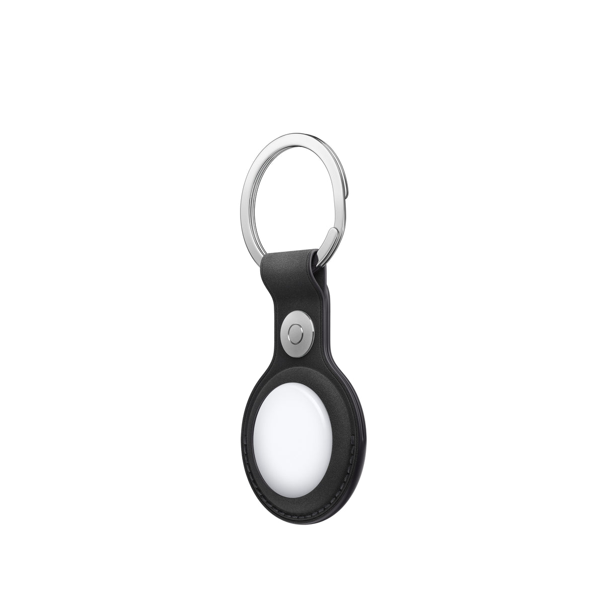 Airtag Finewoven Key Ring Black