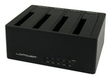 EAN 4260070126635 - LC-Power LC-DOCK-U3-4B base de conexión para disco duro USB 3.2 Gen 1 (3.1 Gen 1) Type-A Negro imagen 1