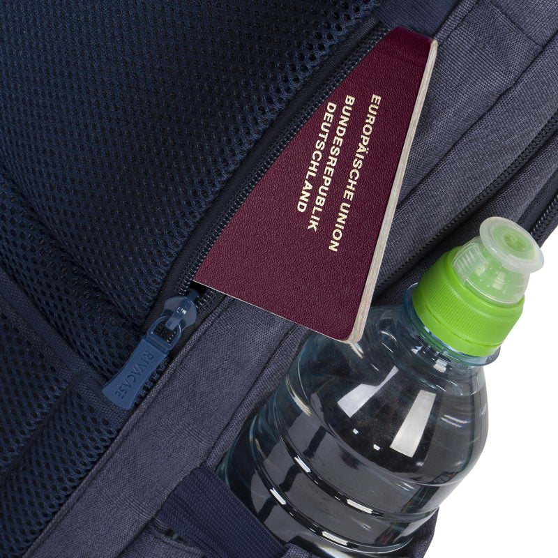 Rivacase 7760 Maletines Para Portátil 39,6 Cm (15.6") Funda Tipo Mochila Azul