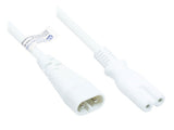 EAN 4014619169481 - Alcasa P0870-W020 cable de transmisión Blanco 2 m C8 acoplador C7 acoplador imagen 1