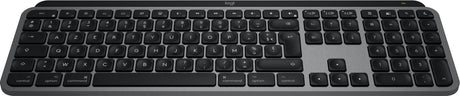 EAN 5099206114685 - Logitech Master MX Keys S for Mac teclado Oficina RF Wireless + Bluetooth AZERTY Francés Aluminio, Negro imagen 2