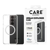 Panzerglass Care Urban Explorer Case Transparentee W. Blanco Qi Samsung Galaxy S26+
