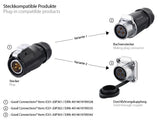 EAN 4014619709342 - Alcasa IC01-20P303 conector S1 - Power (3-Pin) Negro imagen 3