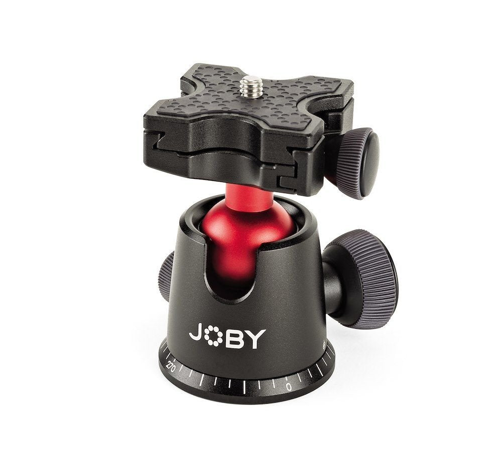 Joby Ballhead 5k Cabeza De Tripode Negro, Rojo Acrilonitrilo Butadieno Estireno (Abs), Aluminio, Acero Inoxidable, Acero, Elastómero Termoplástico (Tpe) 1/4" Pelota