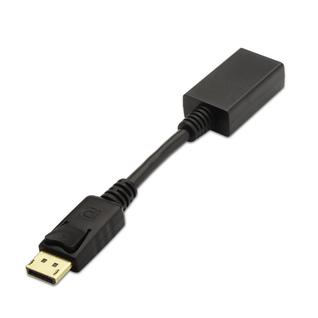 EAN 8436574701333 - AISENS A125-0134 adaptador de cable de vídeo 0,15 m DisplayPort HDMI Negro imagen 2