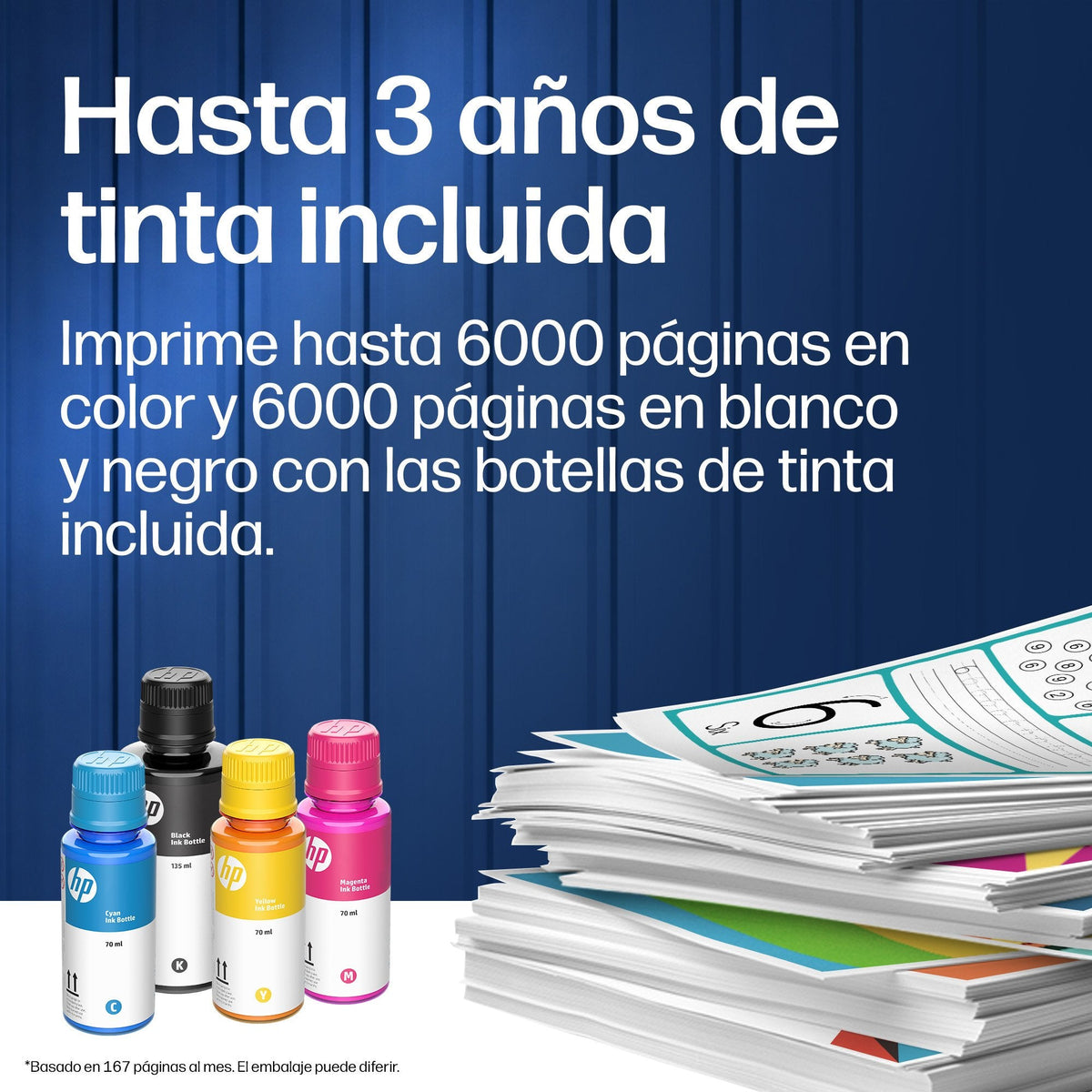 Impresora Multifunción Tinta Hp Smart Tank 5107 Smart Tank 5106 Y 5108 Color Con Depósito De Tinta Recargable Wi Fi Blanco