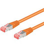 EAN 4040849937446 - Goobay 2m CAT6a-200 cable de red Naranja imagen 1