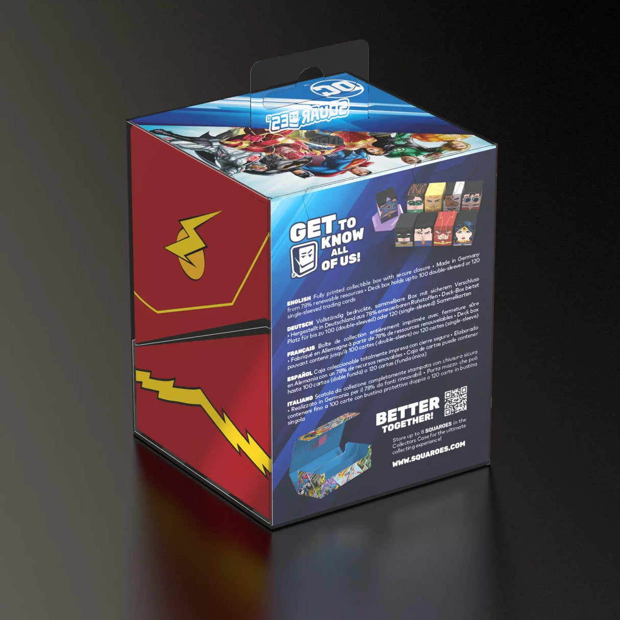 Caja De Mazo Squaroes Dc Justice League The Flash