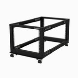 EAN 0065030887168 - StarTech.com 4POSTRACK8U armario rack Rack o bastidor independiente Negro imagen 1