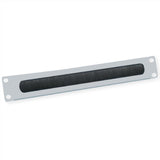Value 19-Zoll-Cabledurchfhrung 2 He Mit Brstendichtung, Grau