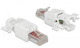 Delock Conector Rj45 Macho Cat.6 Utp Sin Herramientas Pack 2 Unidades - Autocrimpable
