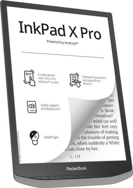 EAN 7640152097485 - PocketBook InkPad X Pro lectore de e-book Pantalla táctil 32 GB Wifi Gris imagen 4