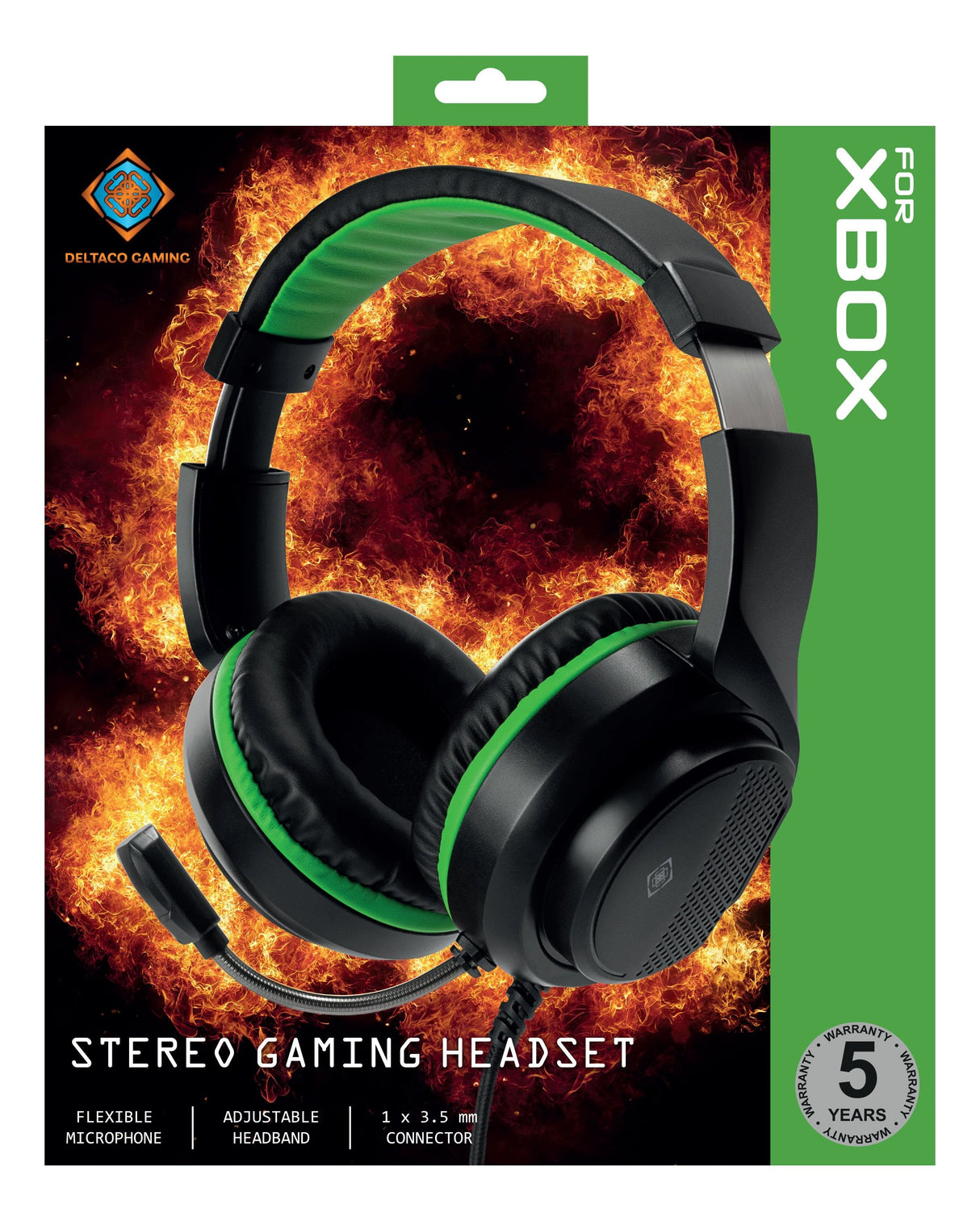 Deltaco Gaming Headset Stereo FR Xbox Series S/X Schwarz