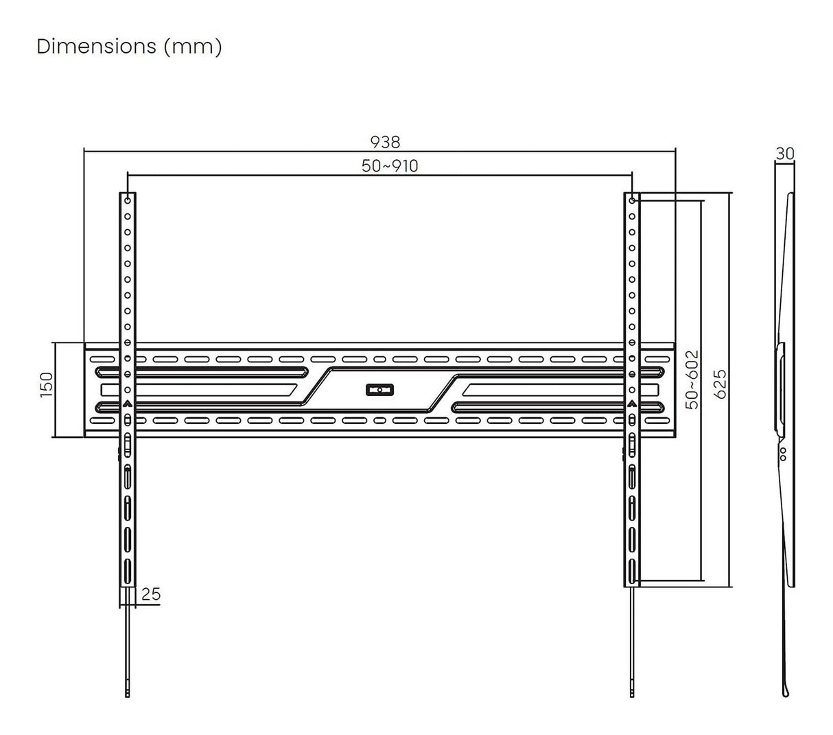 Aisens Soporte Eco Ultra Delgado Para Monitor/Tv 75kg De 43-100, Negro