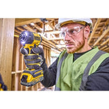 Llave De Impacto Hidráulica Inalámbrica Dewalt Dcf870e2t, 1/4", 18 Voltios Amarillo/Negro, 2 Baterías Powerstack Li-Ion 1,7 Ah, En Caja T Stak Dcf870e2t-Qw