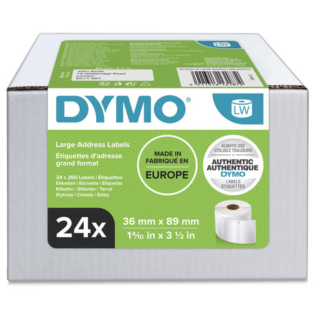 EAN 5411313131872 - DYMO LW - Large Address Labels - 36 x 89 mm - S0722390 Blanco Etiqueta para impresora autoadhesiva imagen 1