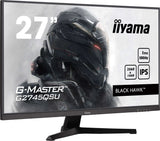 Monitor Gaming  Iiyama G-Master G2745qsu-B2 68,5 Cm 27", Negro Mate, Qhd, Ips, Adaptive-Sync G2745qsu-B2